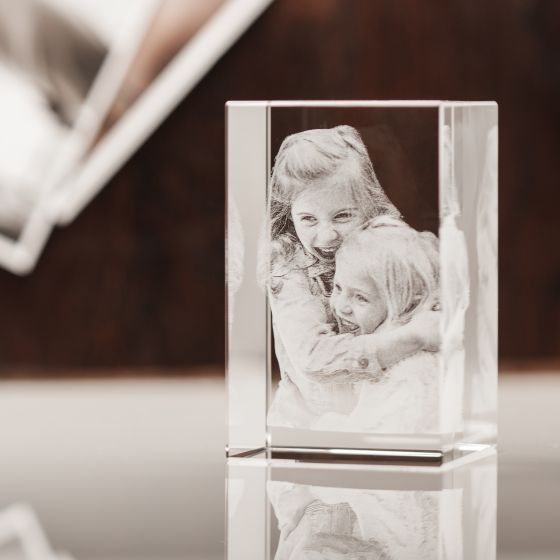 3D Photo in Glass
