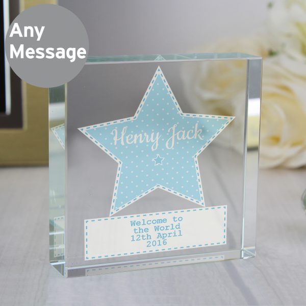 Stitch & Dot Boys Large Crystal Keepsake - Image 7