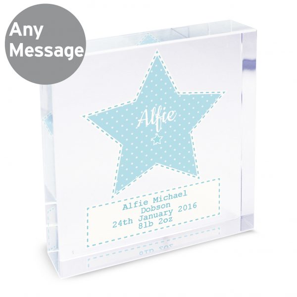 Stitch & Dot Boys Large Crystal Keepsake - Image 5