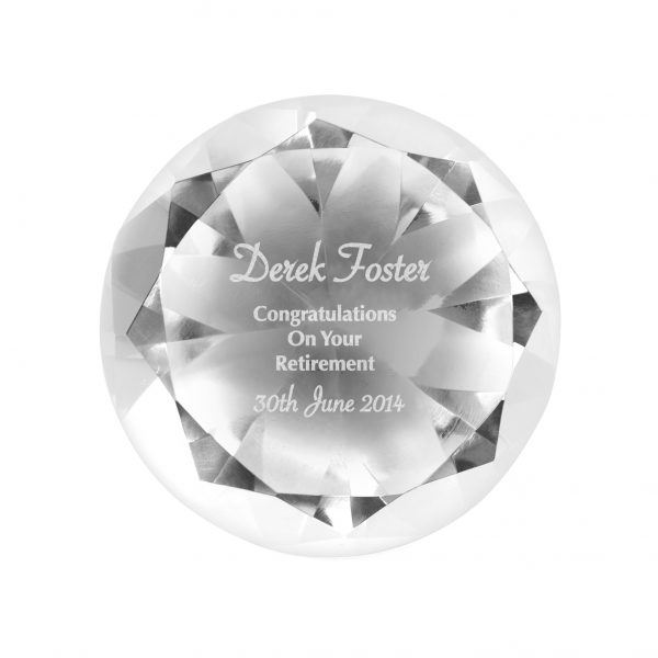 Occasion Diamond Paperweight - Image 2