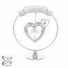personalised crystocraft heart ornament