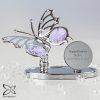 personalised crystocraft butterfly ornament