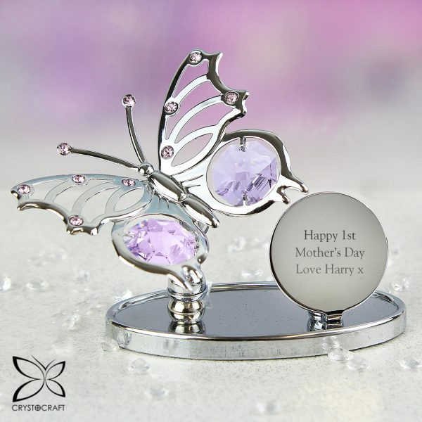 Personalised Crystocraft Butterfly Ornament - Image 3