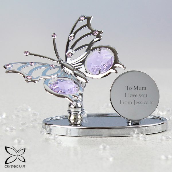 Personalised Crystocraft Butterfly Ornament - Image 6