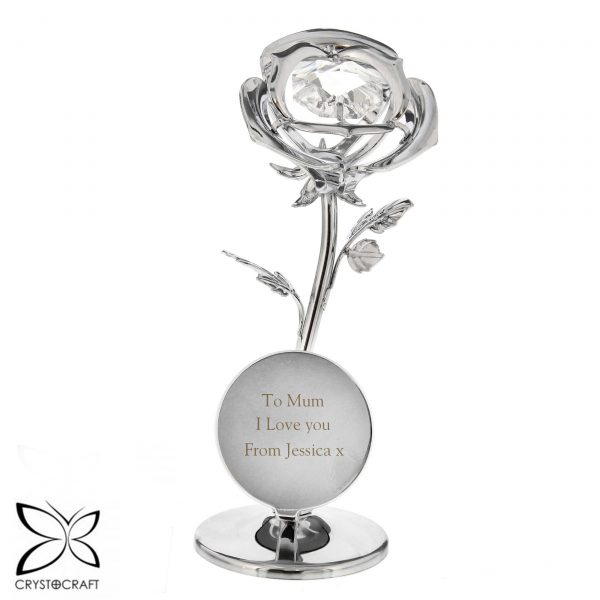 Personalised Crystocraft Rose Ornament - Image 6