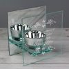 Personalised Sentiments Glass Tealight Holder