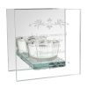 Personalised Sentiments Glass Tealight Holder