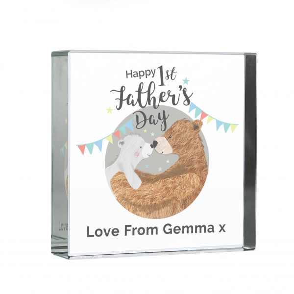1st Father's Day Large Crystal Token - Image 3