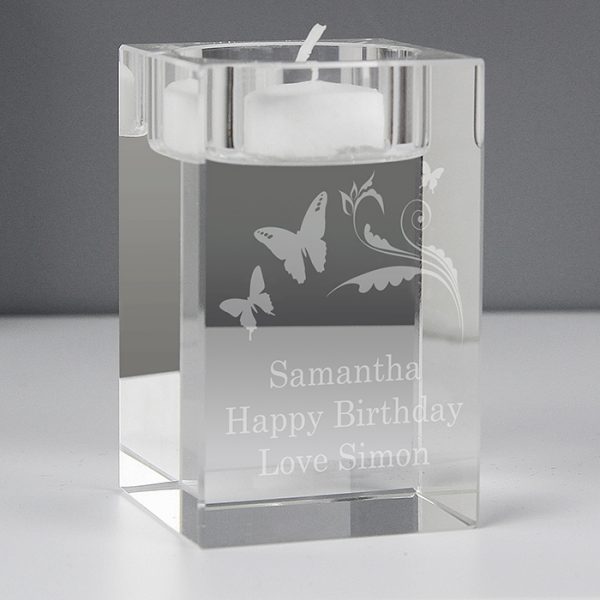 Personalised Butterfly Tealight Holder