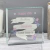 Personalised Glass Gift for Her Birthday