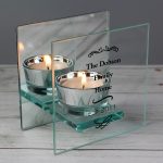 Personalised Mirrored Tealight Holder