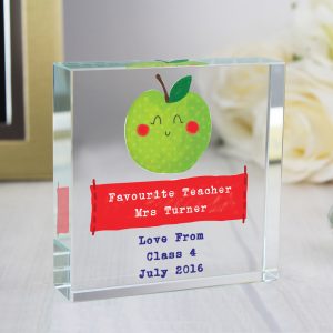 Thank You Teacher Personalised Glass Token