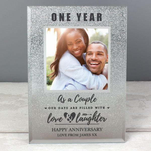 Personalised 1st Anniversary Photo Frame