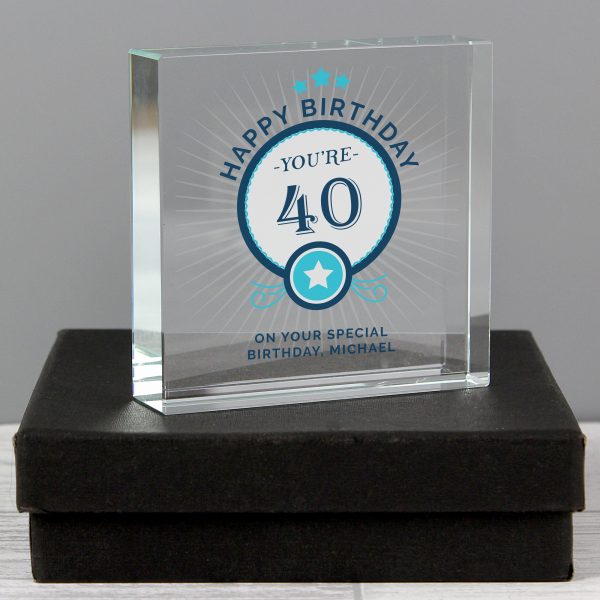Personalised Birthday Crystal Token - Image 3