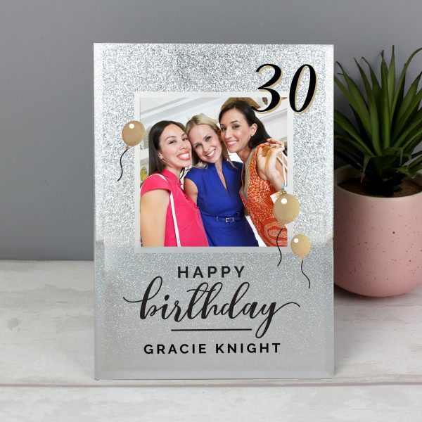 Personalised Glitter Birthday Instagram Photo Frame