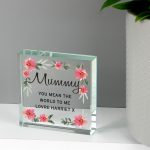 Mummy Personalised Glass Token