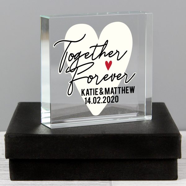 Personalised Together Forever Crystal Token