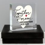 Personalised Together Forever Crystal Token