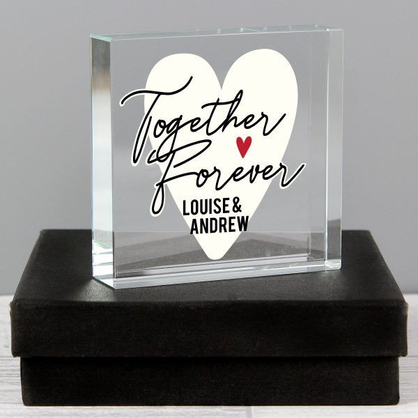 Personalised Together Forever Crystal Token - Image 3