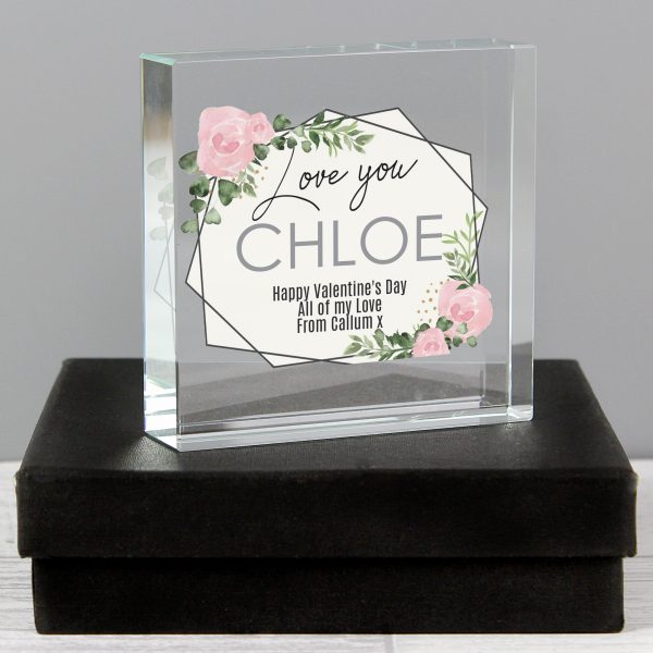 Personalised Floral Keepsake Token