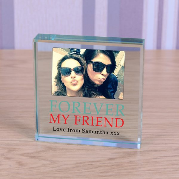 Photo Glass Block Friends