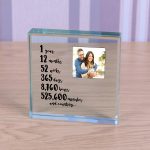 1st Anniversary Glass Gift