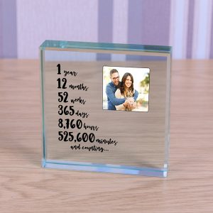 1st Anniversary Glass Gift