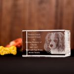 3D Photo Crystal - Pet Memorial