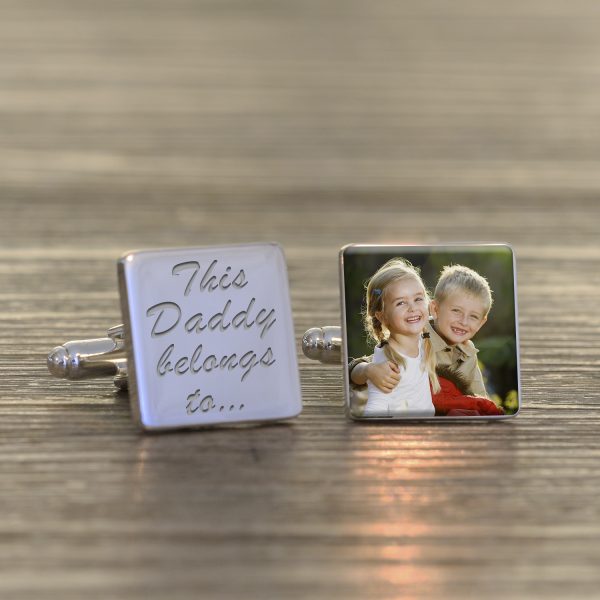 Daddy Photo Cufflinks