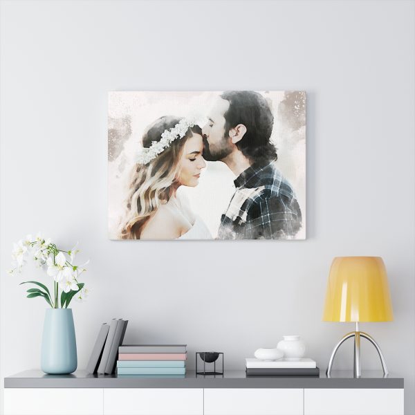 Personalised Watercolour Portrait (Canvas or Print) - Image 8