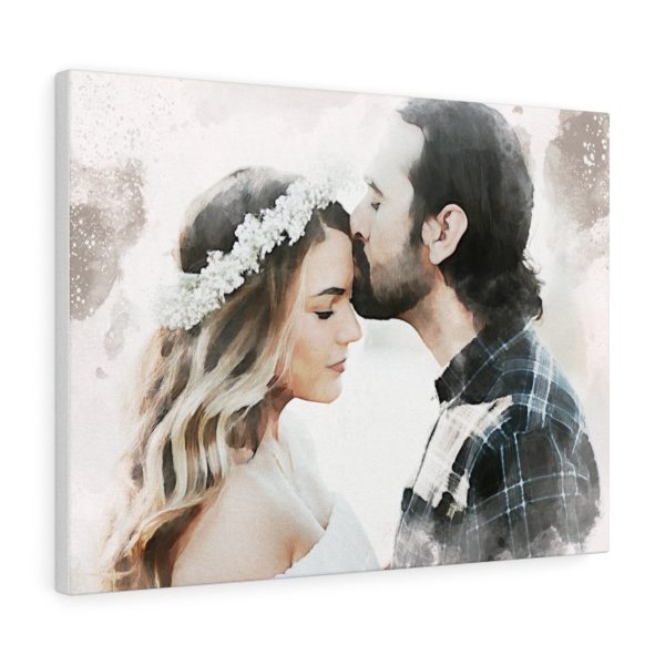 Personalised Watercolour Portrait (Canvas or Print) - Image 7