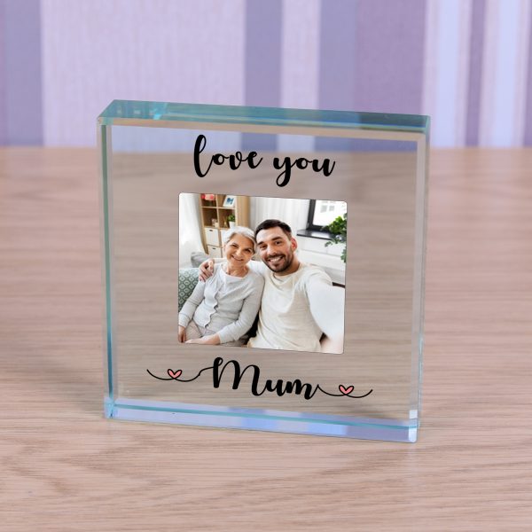 Glass Token - Love you...mummy