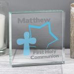 Personalised Star Cross Large Crystal Token