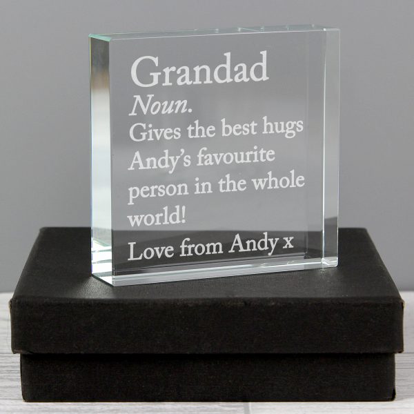 Personalised Dictionary Definition Large Crystal Token - Image 5