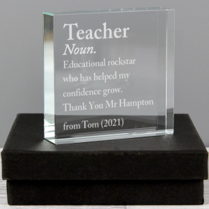 Personalised Teacher Thank You Gift