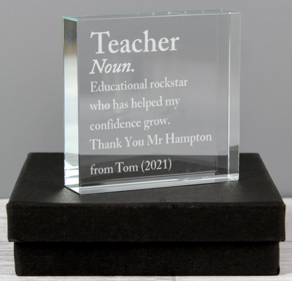 Personalised Teacher Thank You Gift