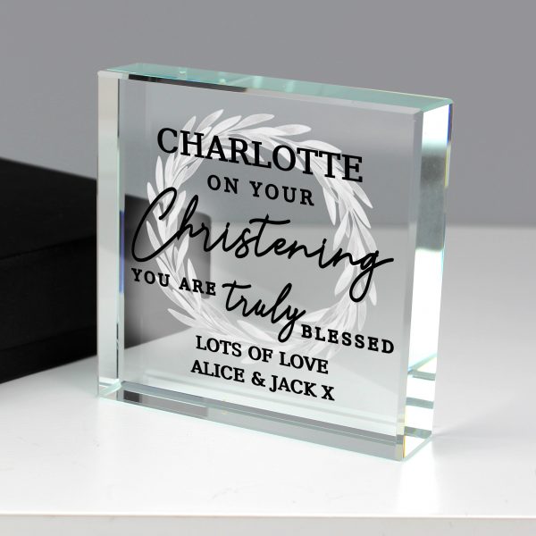 Personalised 'Truly Blessed' Large Crystal Token - Image 4