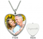 Colour Photo Necklace with Engraving