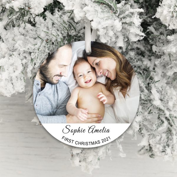 First Christmas Photo Decoration - Image 3