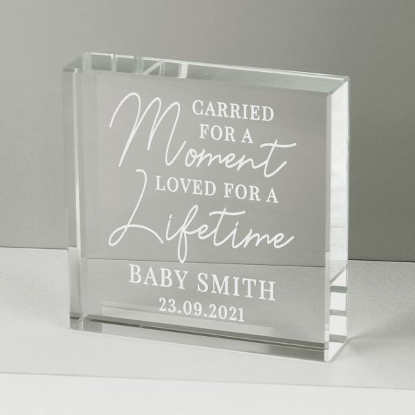 Personalised Carried for a Moment Large Crystal Token - Image 3