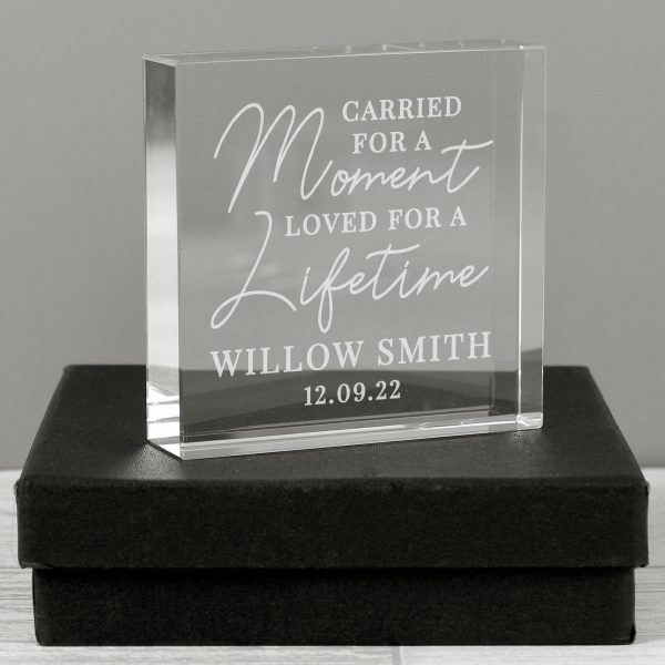 Personalised Carried for a Moment Large Crystal Token - Image 4
