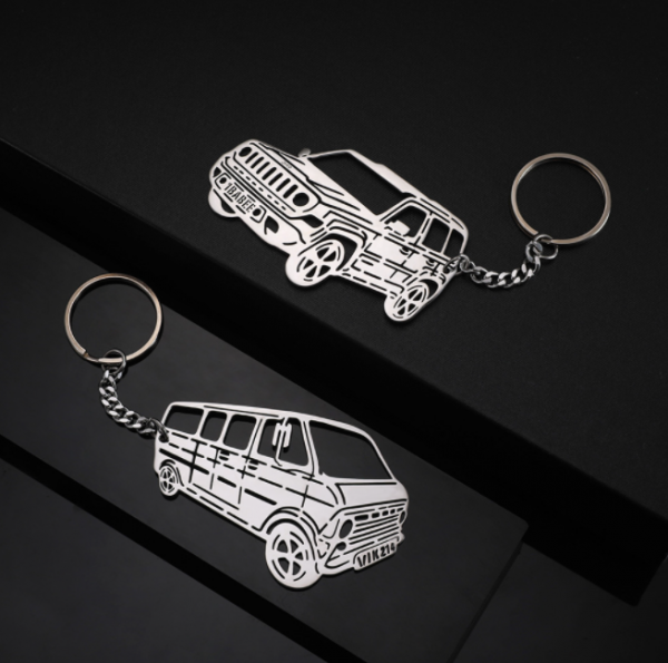 Personalised Car Keyring