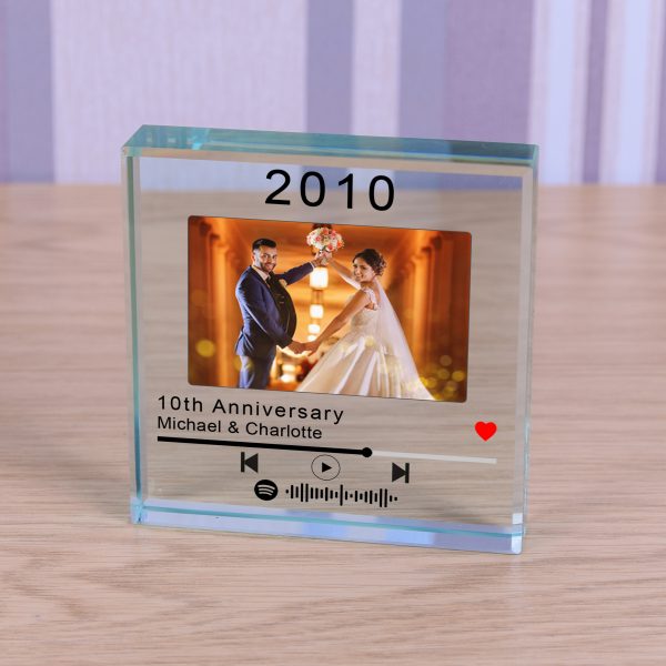 Year Playlist Photo Glass Token - Image 4