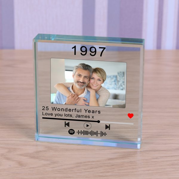 Year Playlist Photo Glass Token - Image 2
