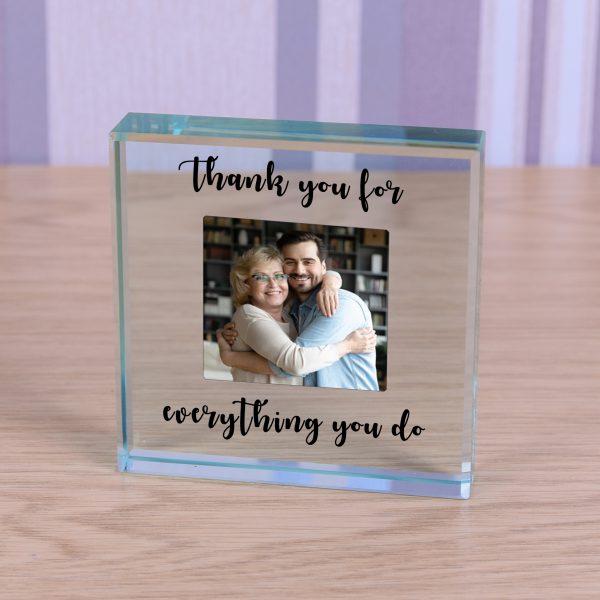 Thank You For Everything You Do Glass Token