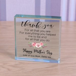 Happy Mothers Day Glass Token