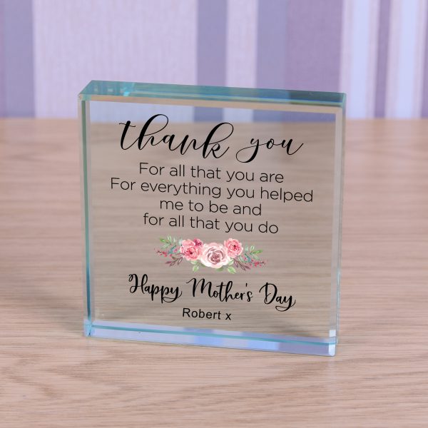 Happy Mothers Day Glass Token - Image 3