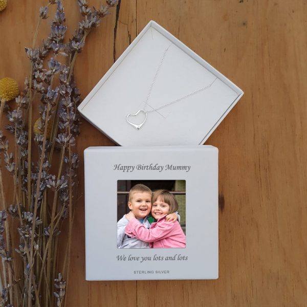 Personalised Photo Upload Heart Pendant