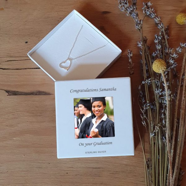 Personalised Photo Upload Heart Pendant - Image 4