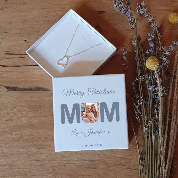 MUM Photo Upload Heart Pendant - Image 4